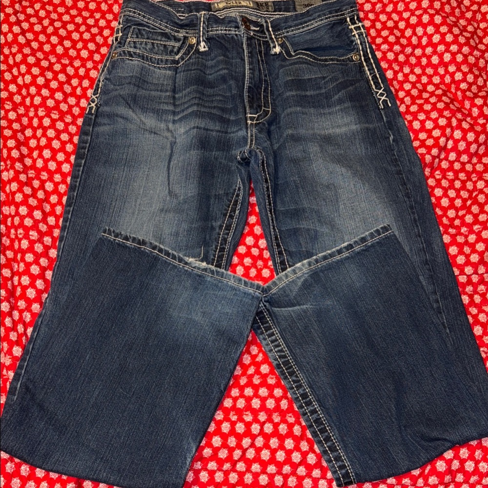 BKE Dark Blue Relaxed Fit Jeans